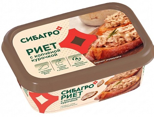 Риет СИБАГРО с копченой курочкой 150г