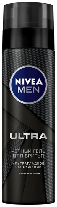 Гель для бритья НИВЕЯ Ультра черный 200мл