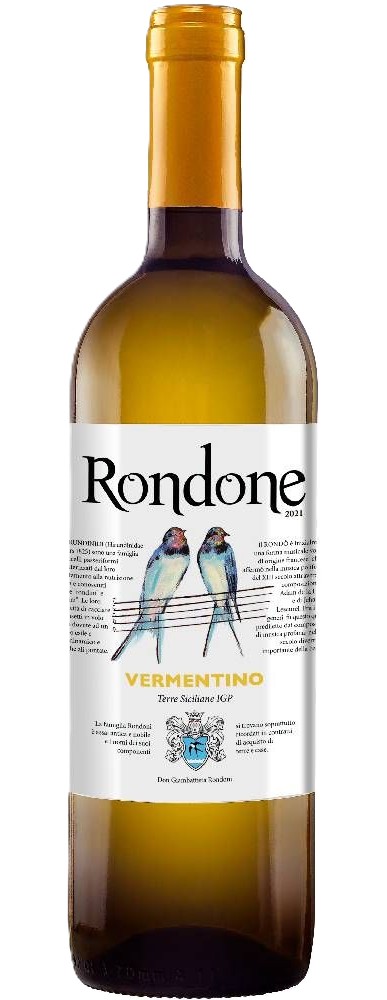 Вино РОНДОНЕ Верментино Терре Сичилиане белое сух 12.5% ст/б 0.75л