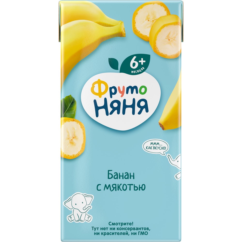 Нектар ФРУТОНЯНЯ банан 0.2л