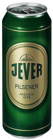 Пиво ЕВЕР Пилснер светлое фильтрованное пастер 4.9% ж/б 0.5л