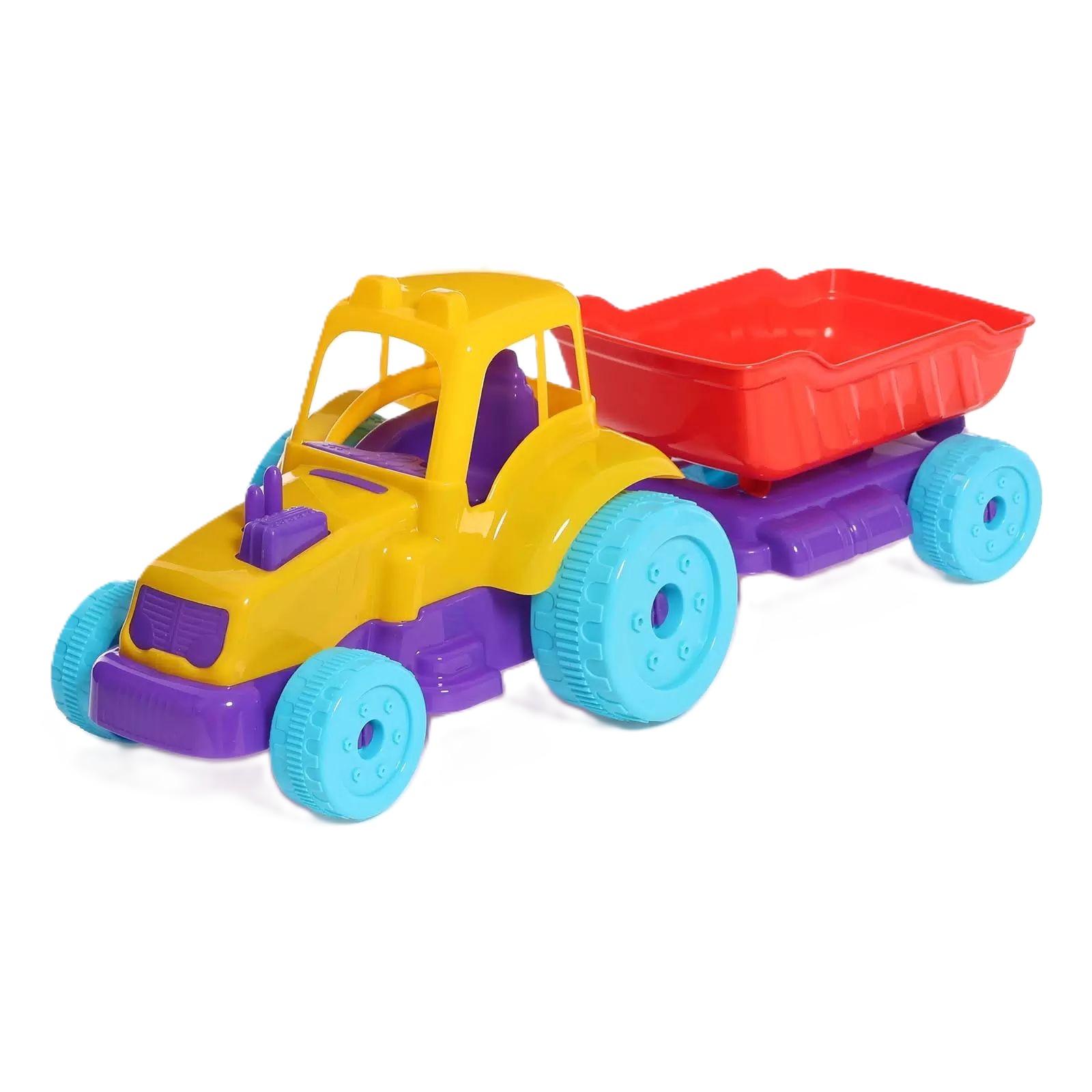 Машина ЭФФЕКТОН Трактор Фермер с прицепом