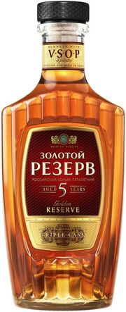 Коньяк ЗОЛОТОЙ РЕЗЕРВ Коллекция Франция 5 лет 40% ст/б 0.5л
