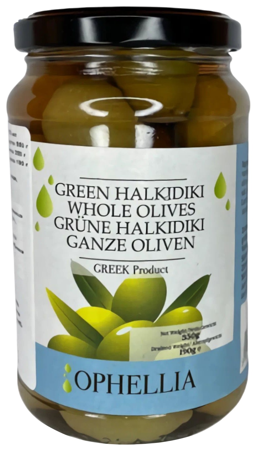 Оливки ОФЕЛЛИЯ Халкидик с/к ст/б 370мл