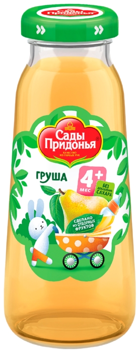 Сок САДЫ ПРИДОНЬЯ груша восстановленный ст/б 0.2л