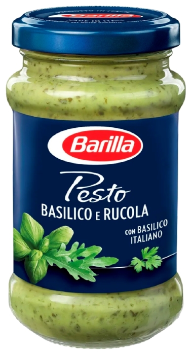 Соус песто БАРИЛЛА с базиликом и рукколой ст/б 190г