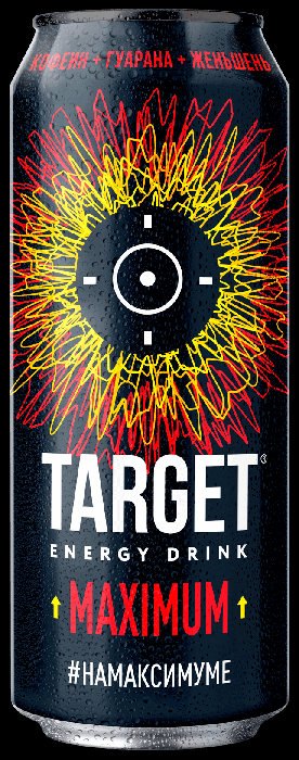 Энергетический напиток ТАРГЕТ Максимум ж/б 0.45л