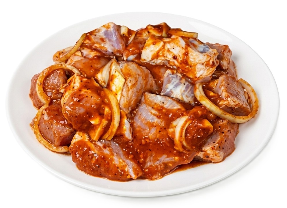 Шашлык из свинины в соусе Кавказский охл 1кг