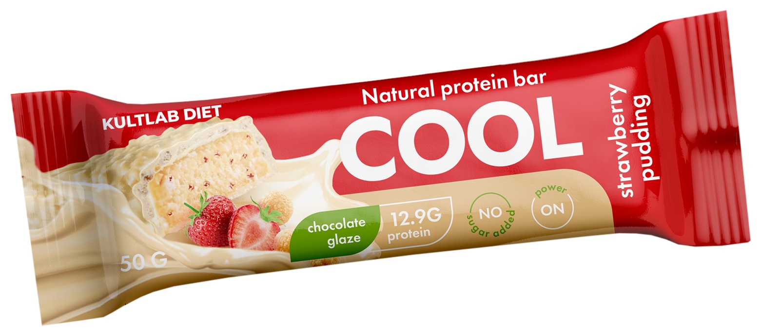 Батончик КУЛЬТЛАБ Кул Клубничный пудинг 50г