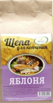 Щепа для копчения яблоня