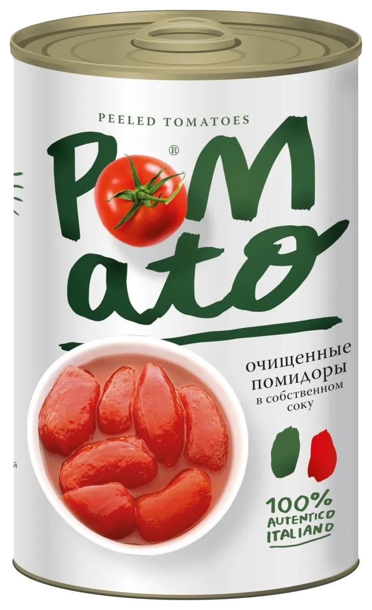 Томаты ПОМАТО очищенные с/с ж/б 400г