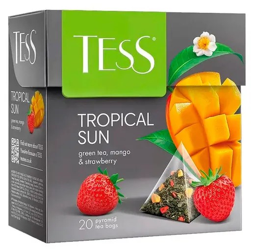 Чай ТЕСС Тропикал Сан зеленый 20пак