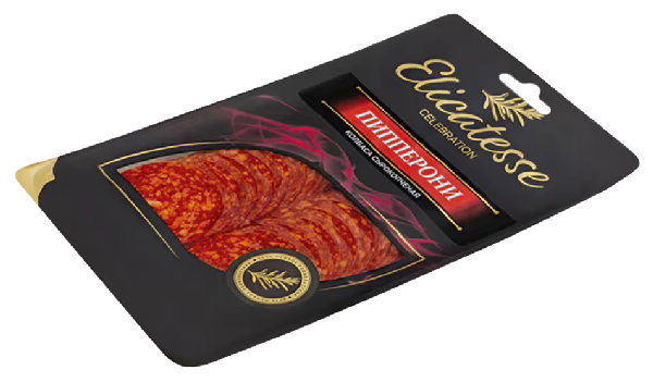 Колбаса ЭЛИКАТЕССЕ Пепперони нарезка с/к 100г