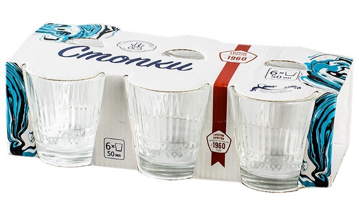 Набор стаканов Отражение 50мл 6шт арт.512610