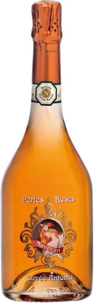 Игристое вино НАВЕРАН Перлес Розес Кава Кюве Антония розовое брют 12.5% ст/б 0.75л