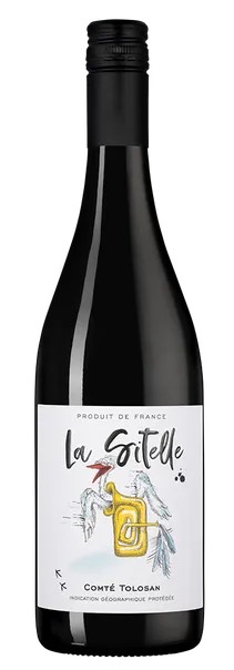 Вино ЛА СИТЕЛЬ красное п/сух 12.5% ст/б 0.75л