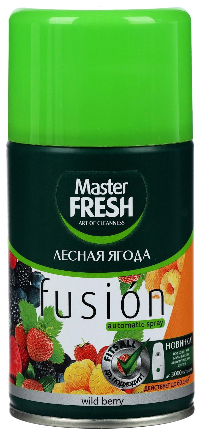 Освежитель воздуха МАСТЕР ФРЕШ Лесная ягода сменный блок 250мл