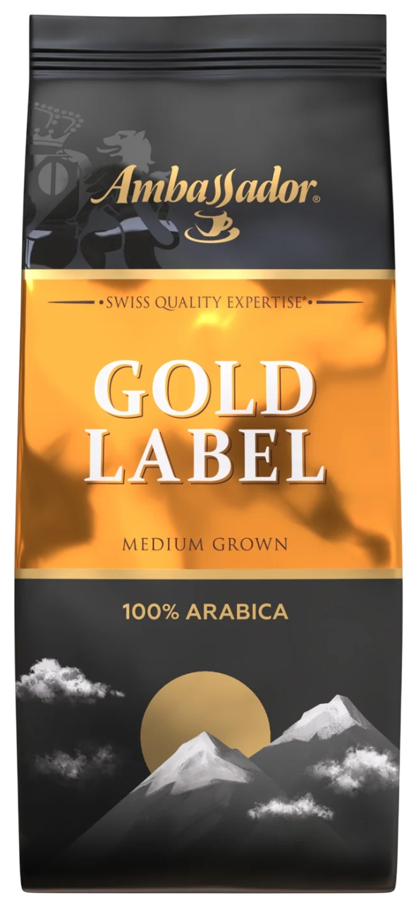 Кофе АМБАССАДОР Голд Лейбл молотый 200г