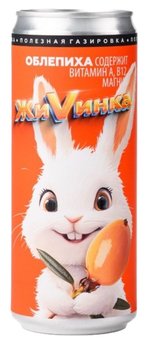Газ.напиток сокосодержащий ЖИВИНКА облепиха манго ж/б 0.33л