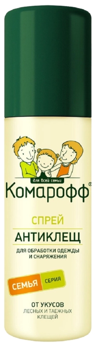 Спрей КОМАРОФФ Антиклещ 125мл