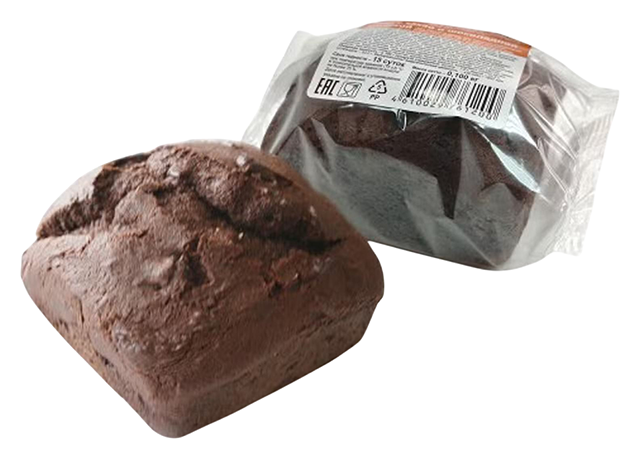 Кекс ВОСХОД с какао и шоколадной крошкой 100г