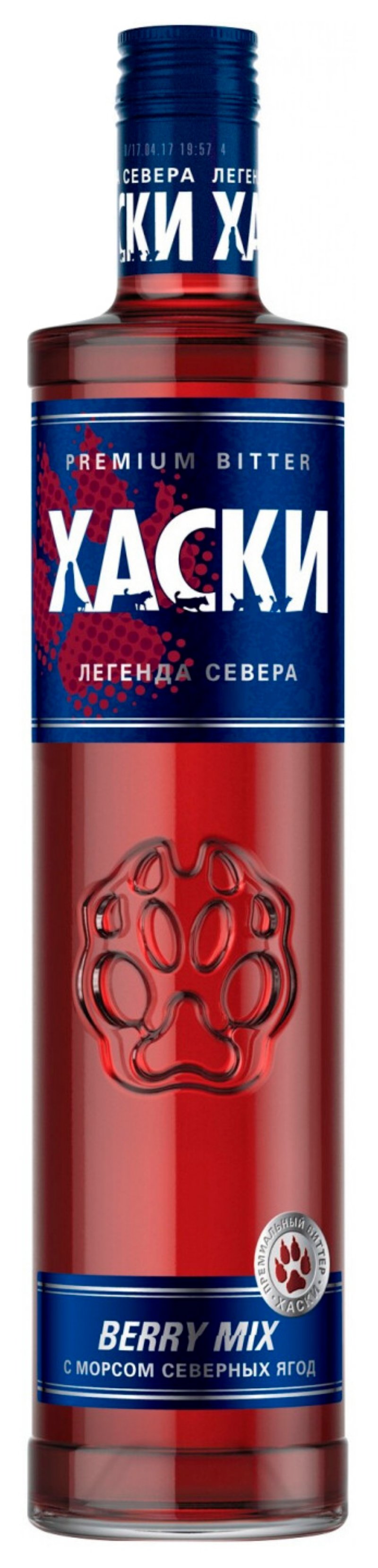 Настойка ХАСКИ Ягодный микс горькая 35-40% ст/б 0.5л