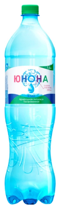 Вода ЮНОНА газированная пэт 1.5л