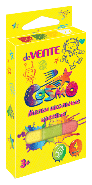 Мел ДЕВЕНТЕ Космо цветной 3шт