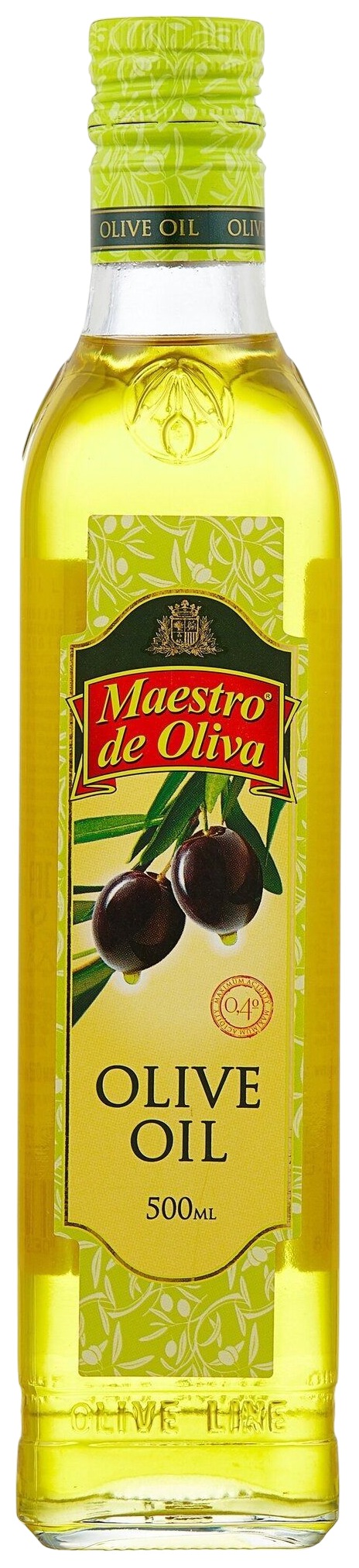 Масло оливковое МАЭСТРО де ОЛИВА рафинированное ст/б 500мл