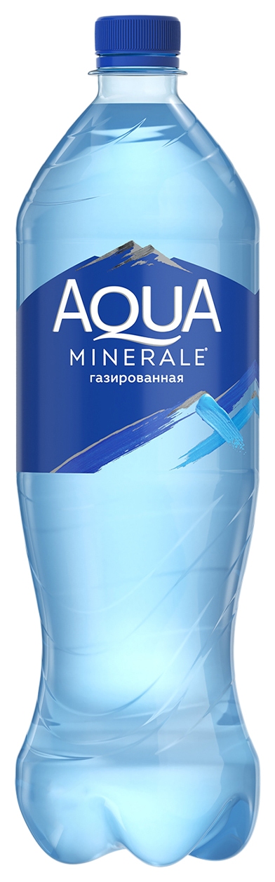 Питьевая вода АКВА МИНЕРАЛЕ газированная 1л
