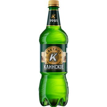 Пиво КЛИНСКОЕ светлое пастер 4.7% пэт 1.15л