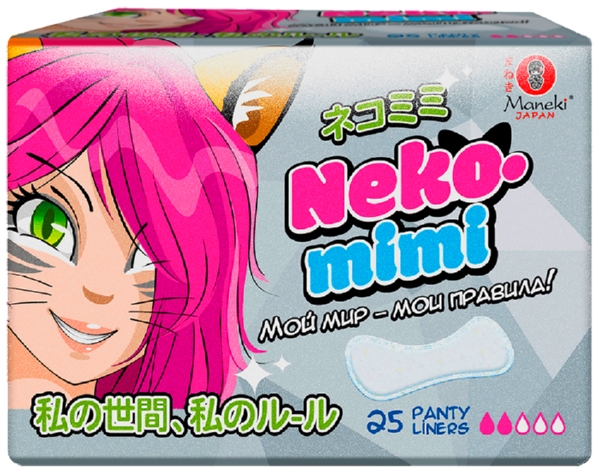 Прокладки ежедневные МАНЕКИ Неко-мими 25шт