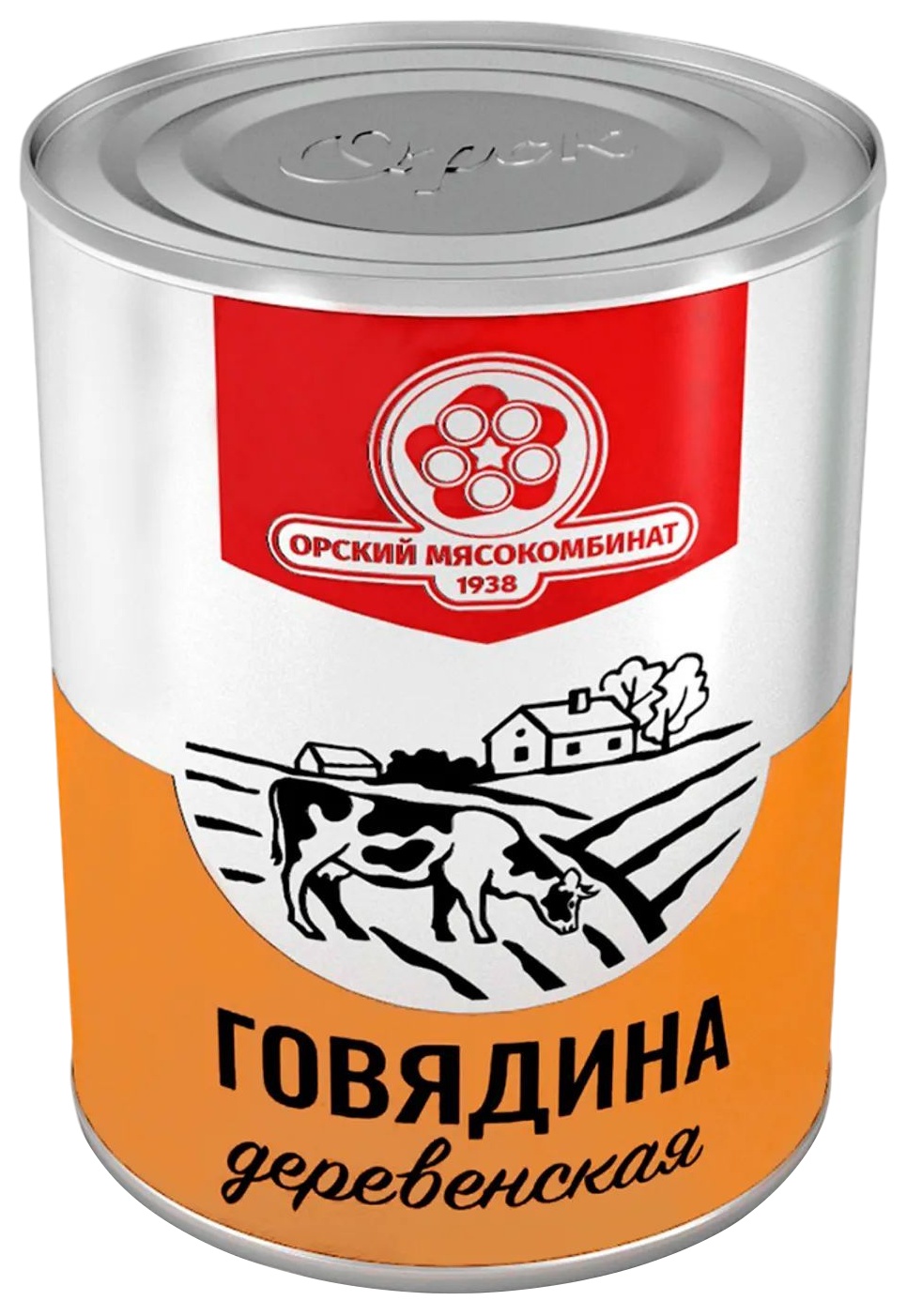 Говядина тушеная ОРСК Деревенская ж/б 340г