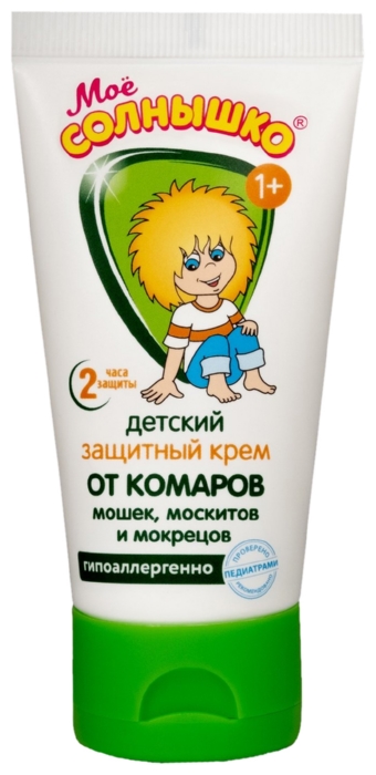 Крем МОЕ СОЛНЫШКО детский защитный от комаров 50мл