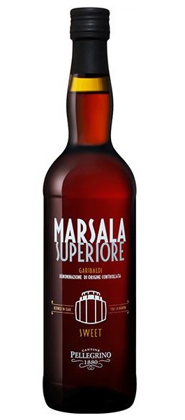 Вино ПЕЛЛЕГРИНО Марсала Супериоре Гарибальди белое сл 18% ст/б 0.75л