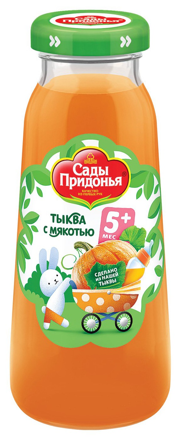 Нектар САДЫ ПРИДОНЬЯ тыквенный с мякотью ст/б 0.2л