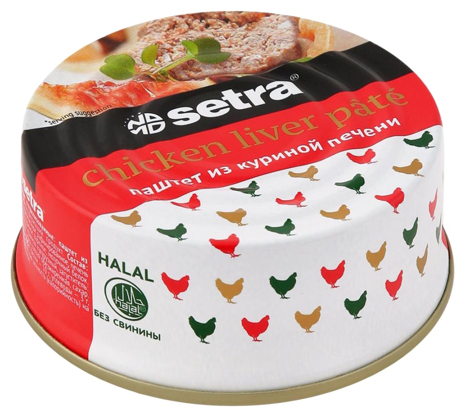 Паштет СЕТРА из куриной печени  ж/б 100г