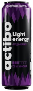 Энергетический напиток АКТИБО Ягодный микс ж/б 0.45л