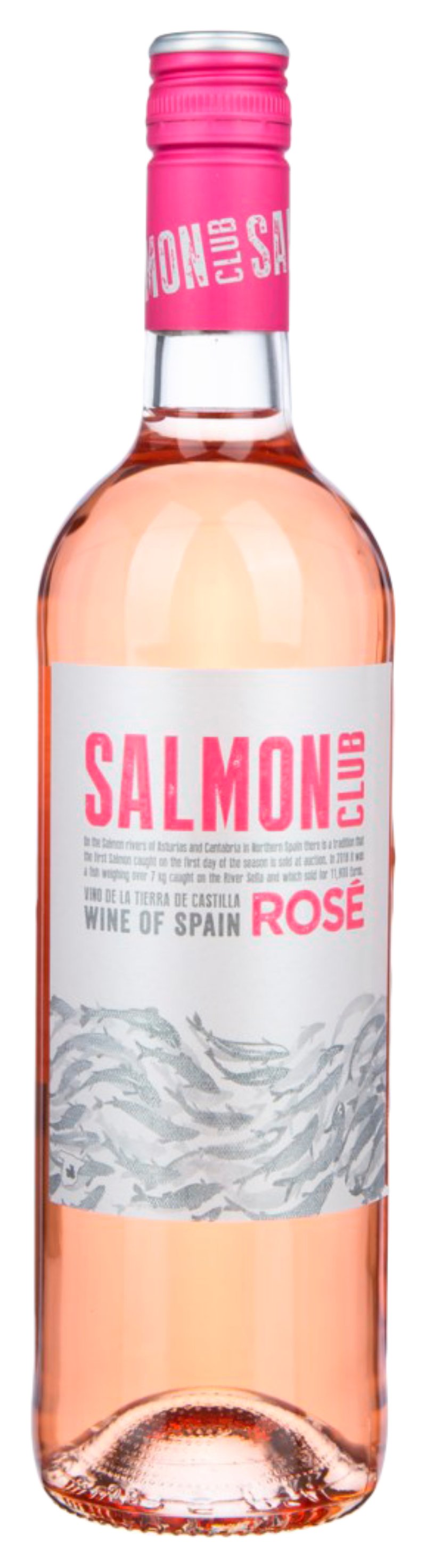 Вино ЭРМАНС Салмон Клаб розовое сух 14% ст/б 0.75л
