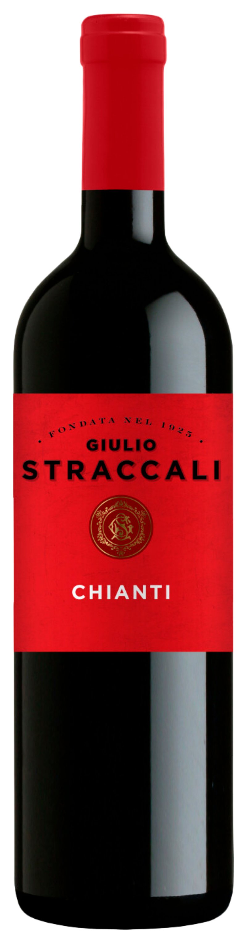 Вино СТРАККАЛИ Кьянти красное сух 13% ст/б 0.75л