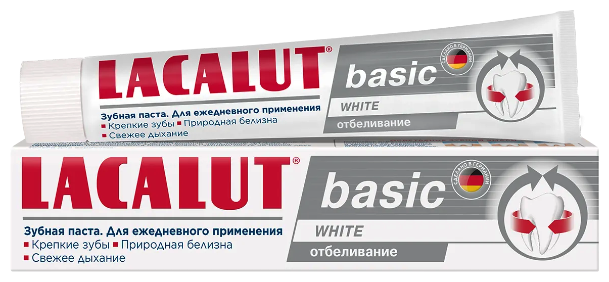 Зубная паста ЛАКАЛЮТ Бэйсик Вайт 75мл