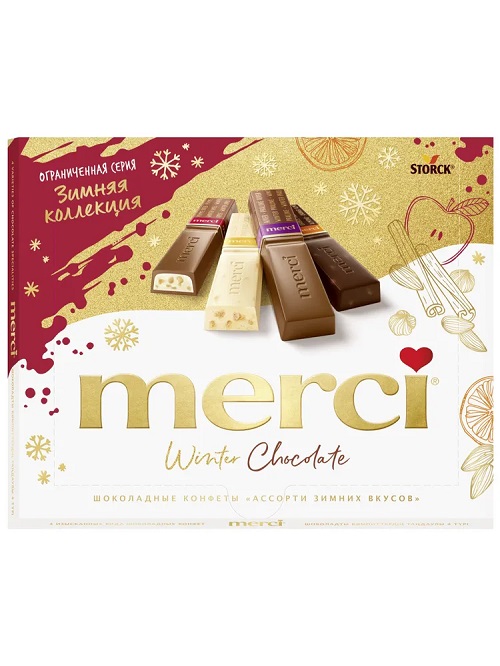 Набор конфет МЕРСИ Зимняя коллекция 250г