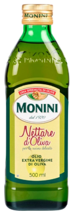 Масло оливковое МОНИНИ Неттаре экстра вирджин ст/б 500мл