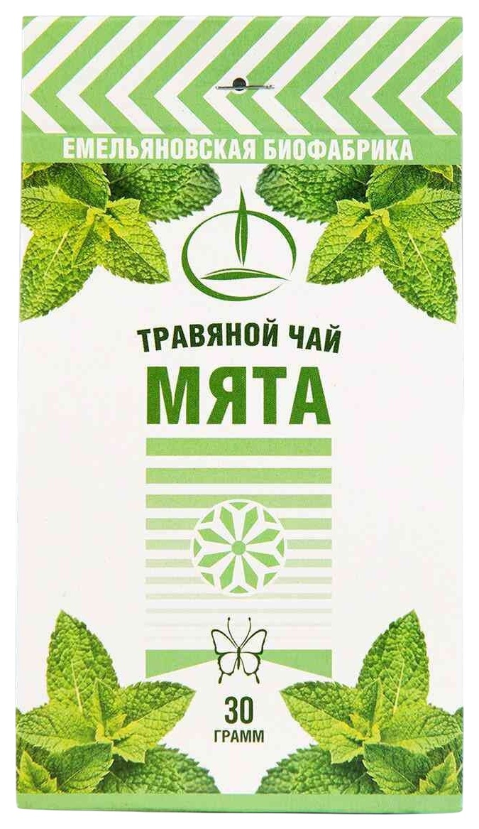 Чай ЕМЕЛЬЯНОВСКАЯ БИОФАБРИКА Мята травяной 30г