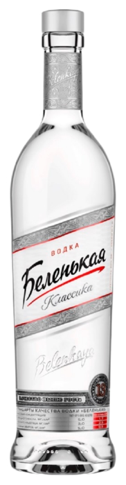 Водка БЕЛЕНЬКАЯ 40% 0.7л