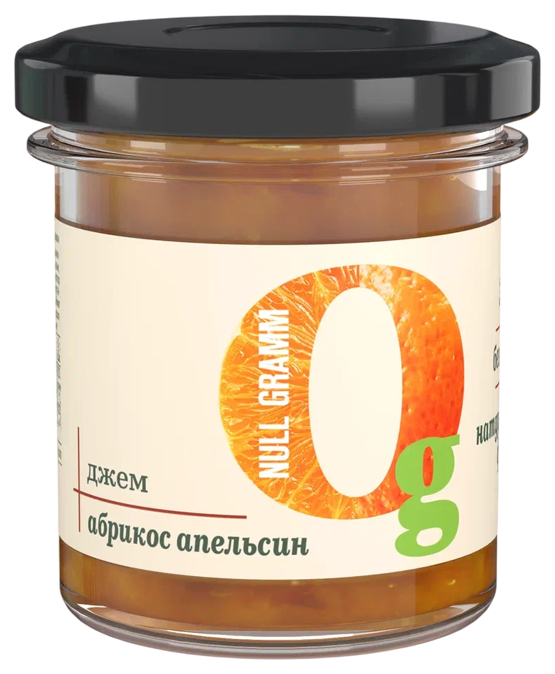 Джем НОЛЬ ГРАММ абрикос-апельсин ст/б 240г