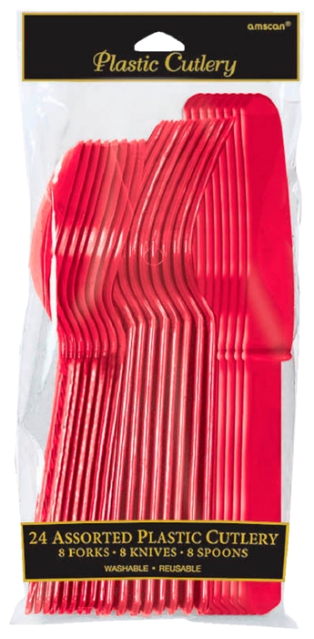 Набор АМСКАН ложки вилки ножи 24шт