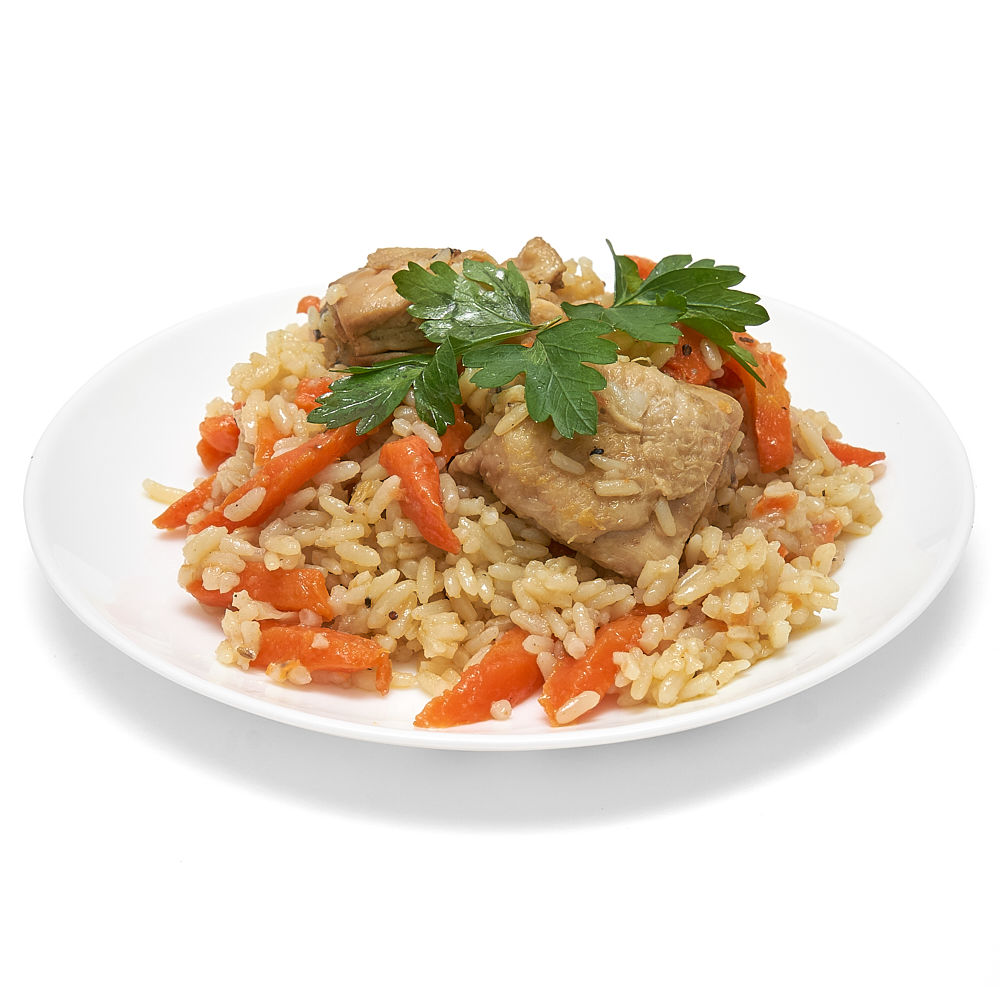 Плов по-узбекски из цыпленка