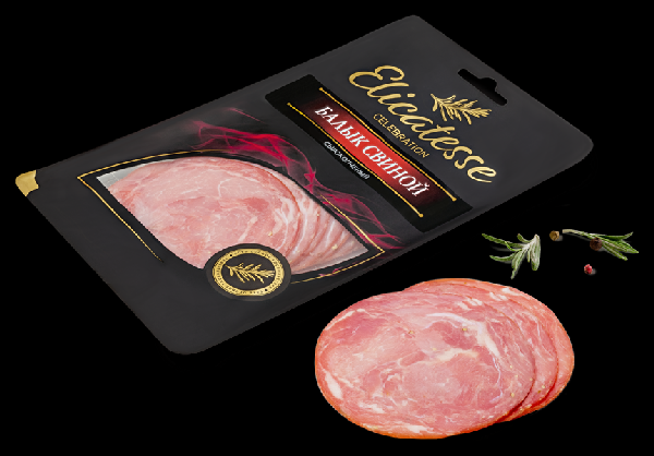 Балык ЭЛИКАТЕССЕ свиной нарезка с/к 100г