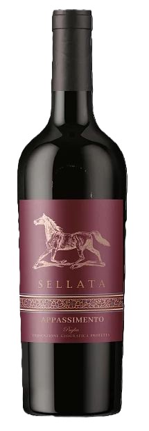 Вино СЕЛЛАТА Аппассименто красное п/сух 14% ст/б 0.75л
